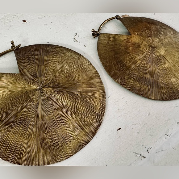 Maya Jewelry Large Weighted Earrings - Picture 2 of 4